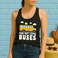 Bus Lover School Bus Funny Women's Tank Top thumb 2