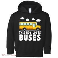 Bus Lover School Bus Funny Toddler Hoodie thumb 0