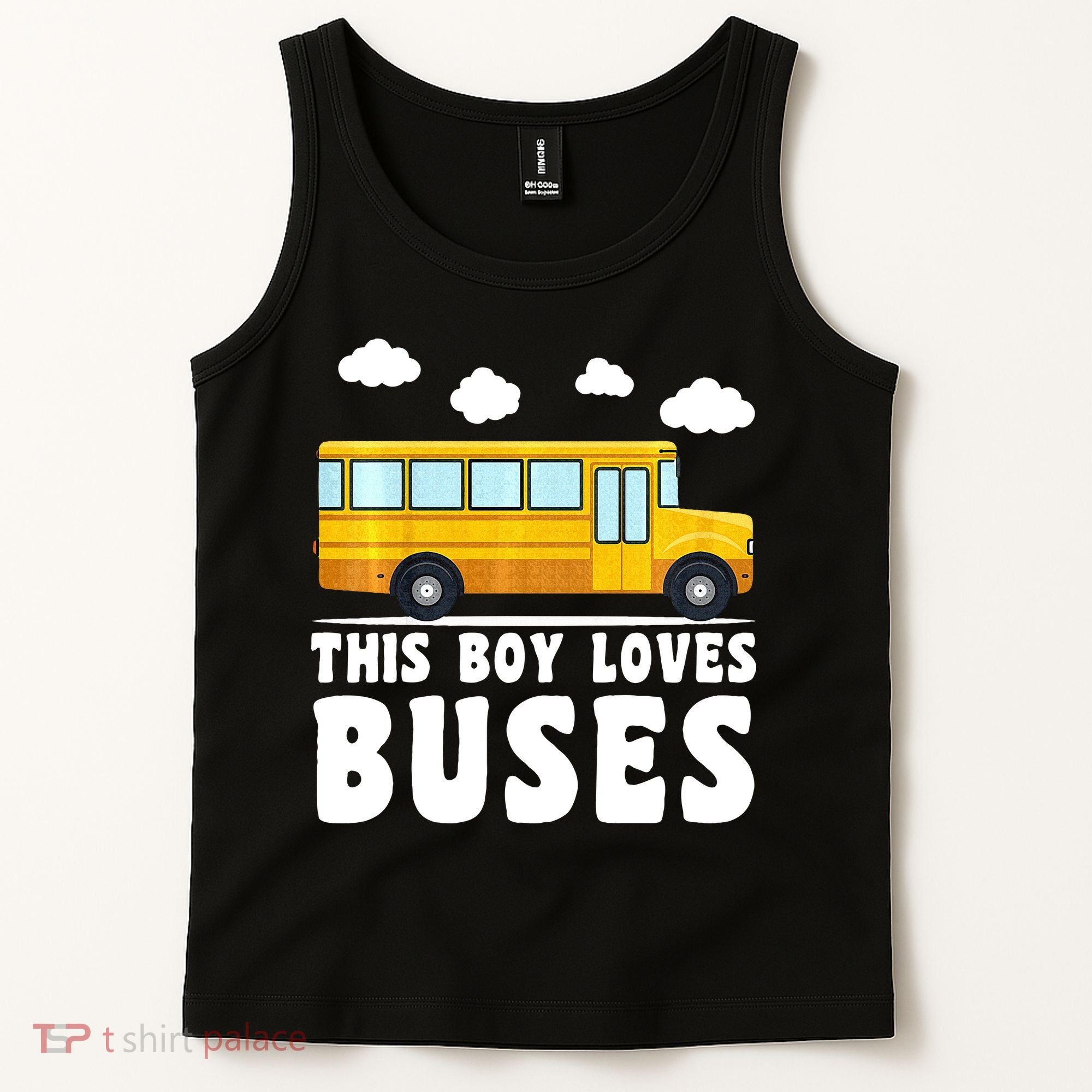 Bus Lover School Bus Funny Tank Top