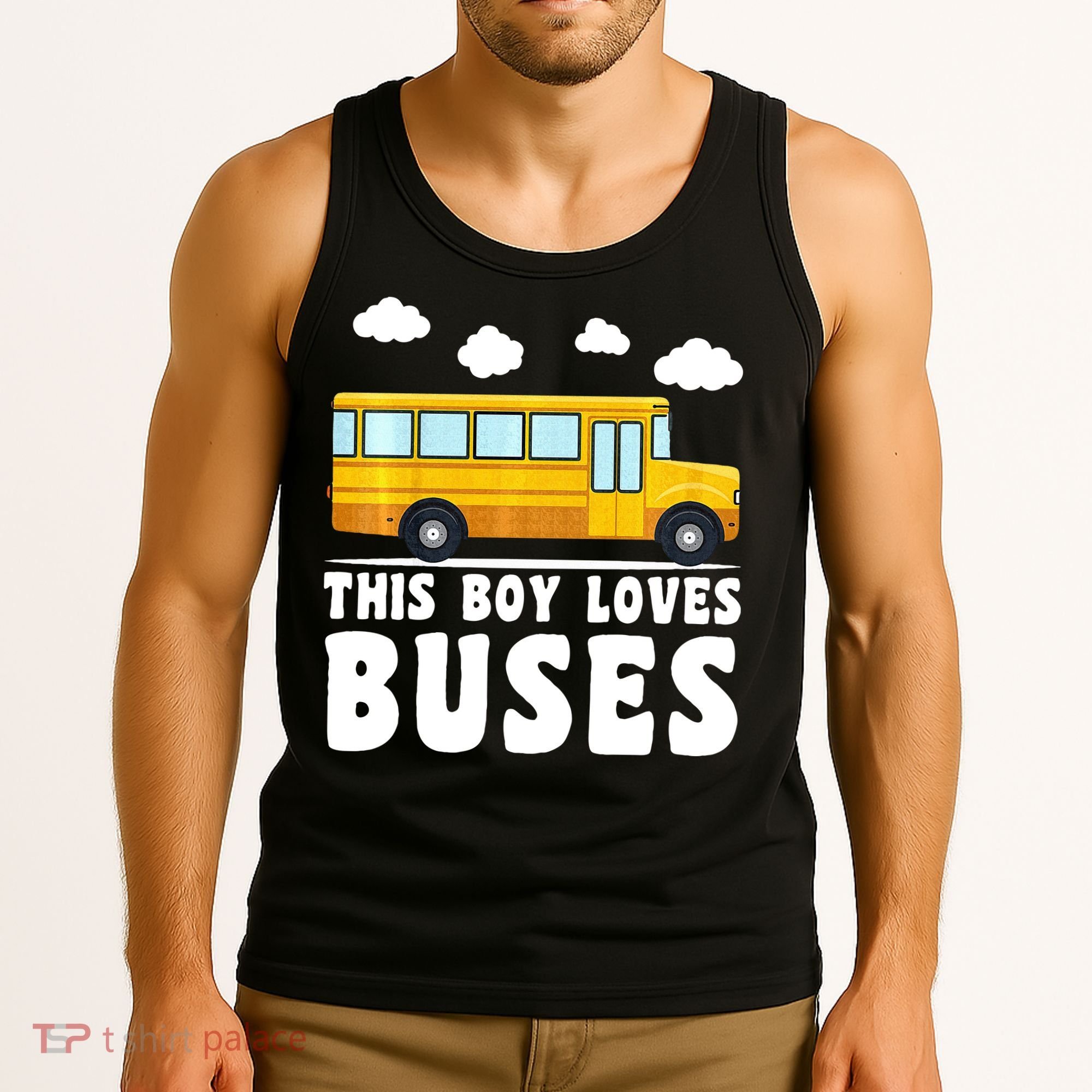 Bus Lover School Bus Funny Tank Top