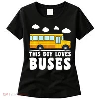 Bus Lover School Bus Funny Women's T-Shirt thumb 0
