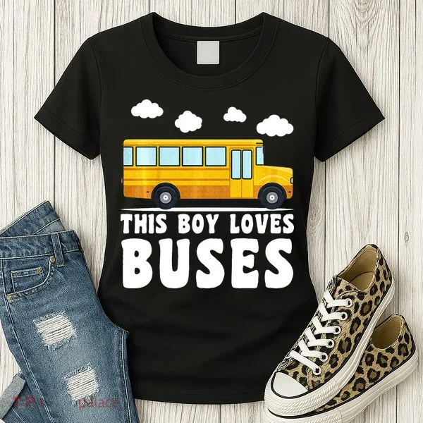 Bus Lover School Bus Funny Women's T-Shirt