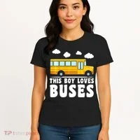 Bus Lover School Bus Funny Women's T-Shirt thumb 4