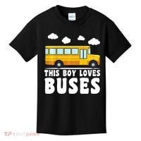 Bus Lover School Bus Funny Kids T-Shirt thumb 0