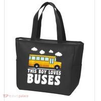 Bus Lover School Bus Funny Tote Bag thumb 3