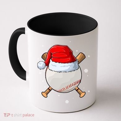 Baseball Lover Santa Christmas Holiday Coffee Mug