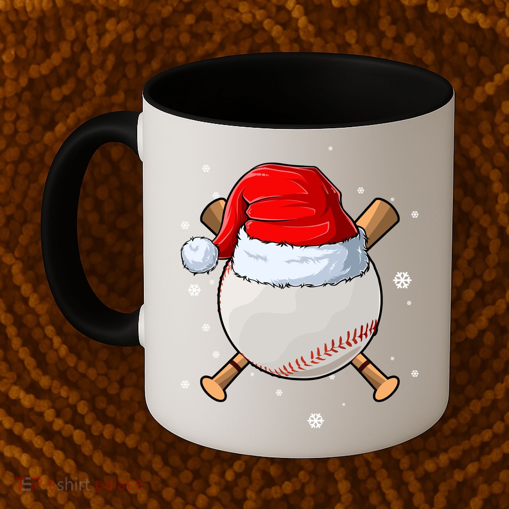 Baseball Lover Santa Christmas Holiday Coffee Mug