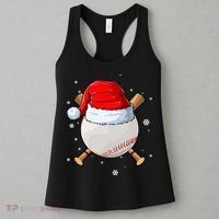 Baseball Lover Santa Christmas Holiday Women's Tank Top thumb 3