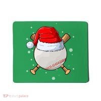 Baseball Lover Santa Christmas Holiday Mousepad thumb 0