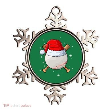 Baseball Lover Santa Christmas Holiday Ornament