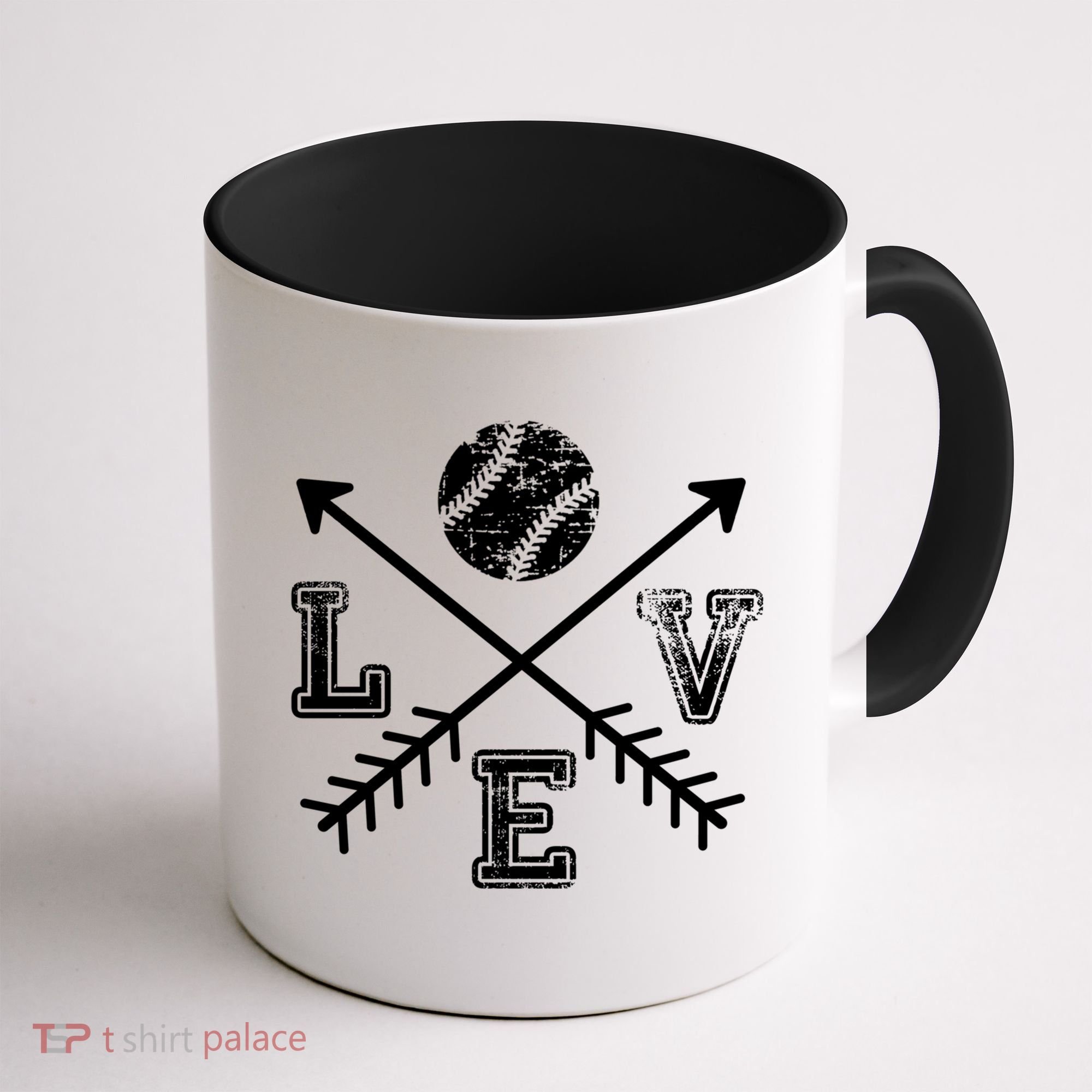 Baseball Love Sport Arrow Gift Coffee Mug