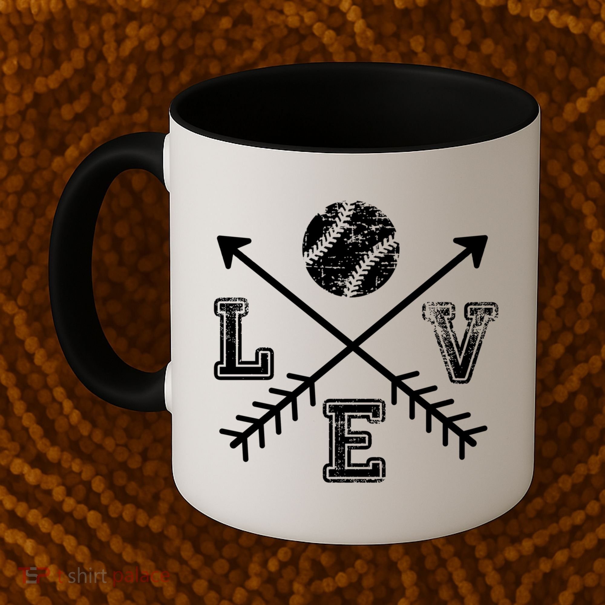 Baseball Love Sport Arrow Gift Coffee Mug