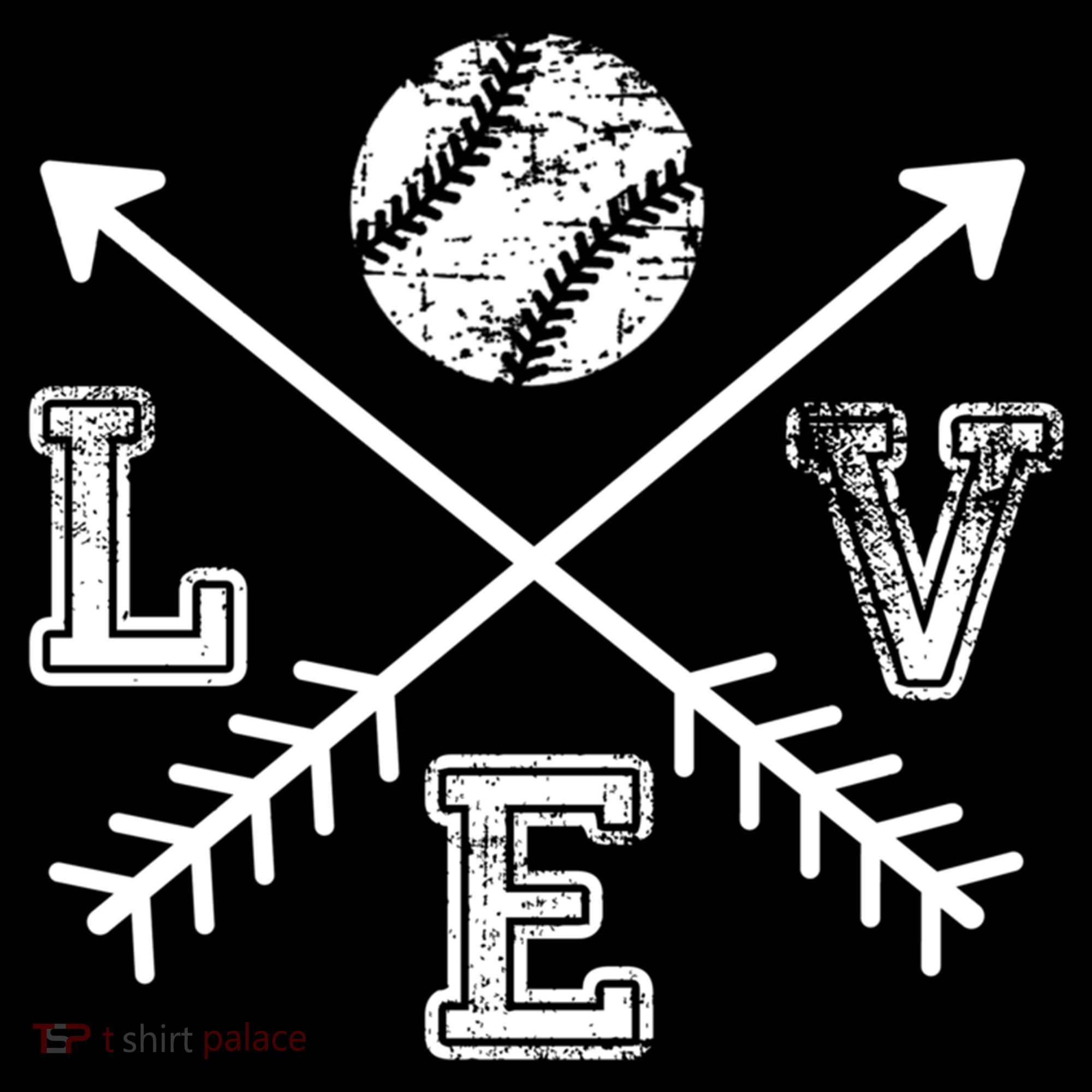 Baseball Love Sport Arrow Gift Women's Hoodie