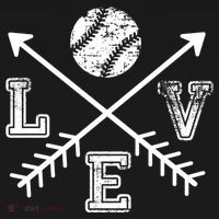 Baseball Love Sport Arrow Gift Ornament thumb 1