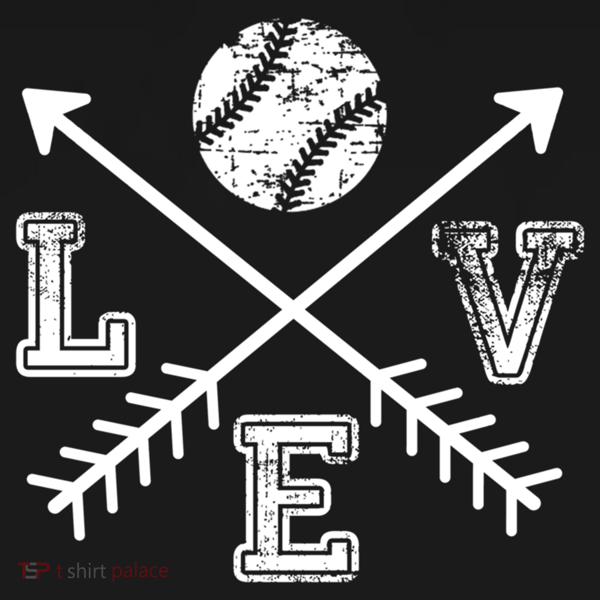 Baseball Love Sport Arrow Gift Ornament