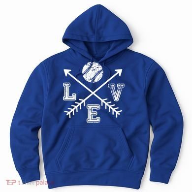 Baseball Love Sport Arrow Gift Hoodie