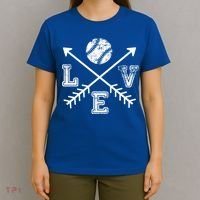 Baseball Love Sport Arrow Gift T-Shirt thumb 4