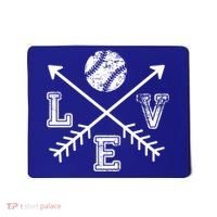 Baseball Love Sport Arrow Gift Mousepad thumb 0