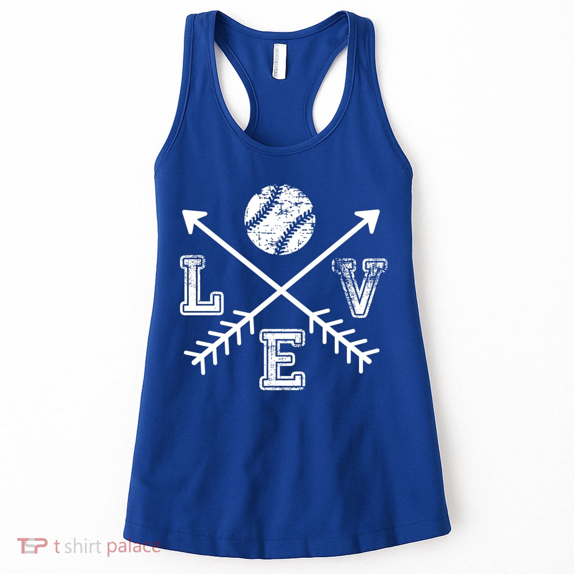 Baseball Love Sport Arrow Gift Women's Tank Top