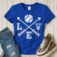 Baseball Love Sport Arrow Gift Women's T-Shirt thumb 3