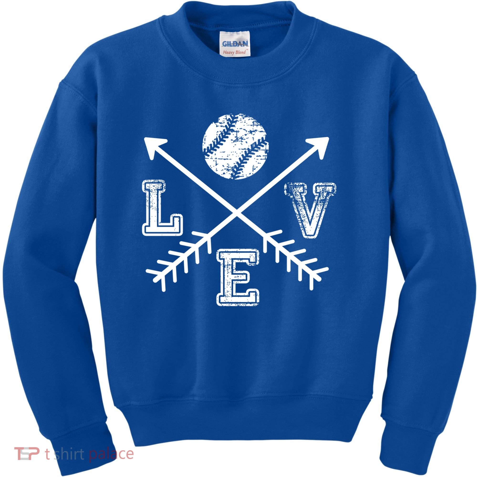 Baseball Love Sport Arrow Gift Kids Sweatshirt