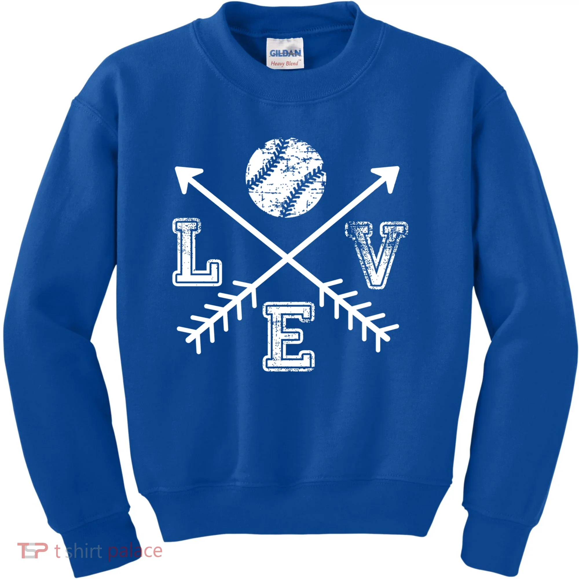 Baseball Love Sport Arrow Gift Kids Sweatshirt