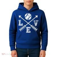 Baseball Love Sport Arrow Gift Kids Hoodie thumb 4