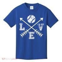 Baseball Love Sport Arrow Gift Kids T-Shirt thumb 0