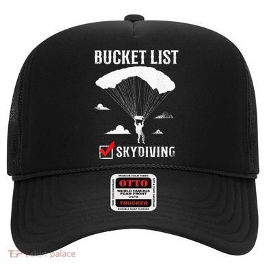 Bucket List Skydiving Vintage Hat