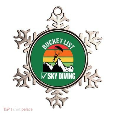 Bucket List Sky Diving Vintage Skydiver Skydiving Ornament