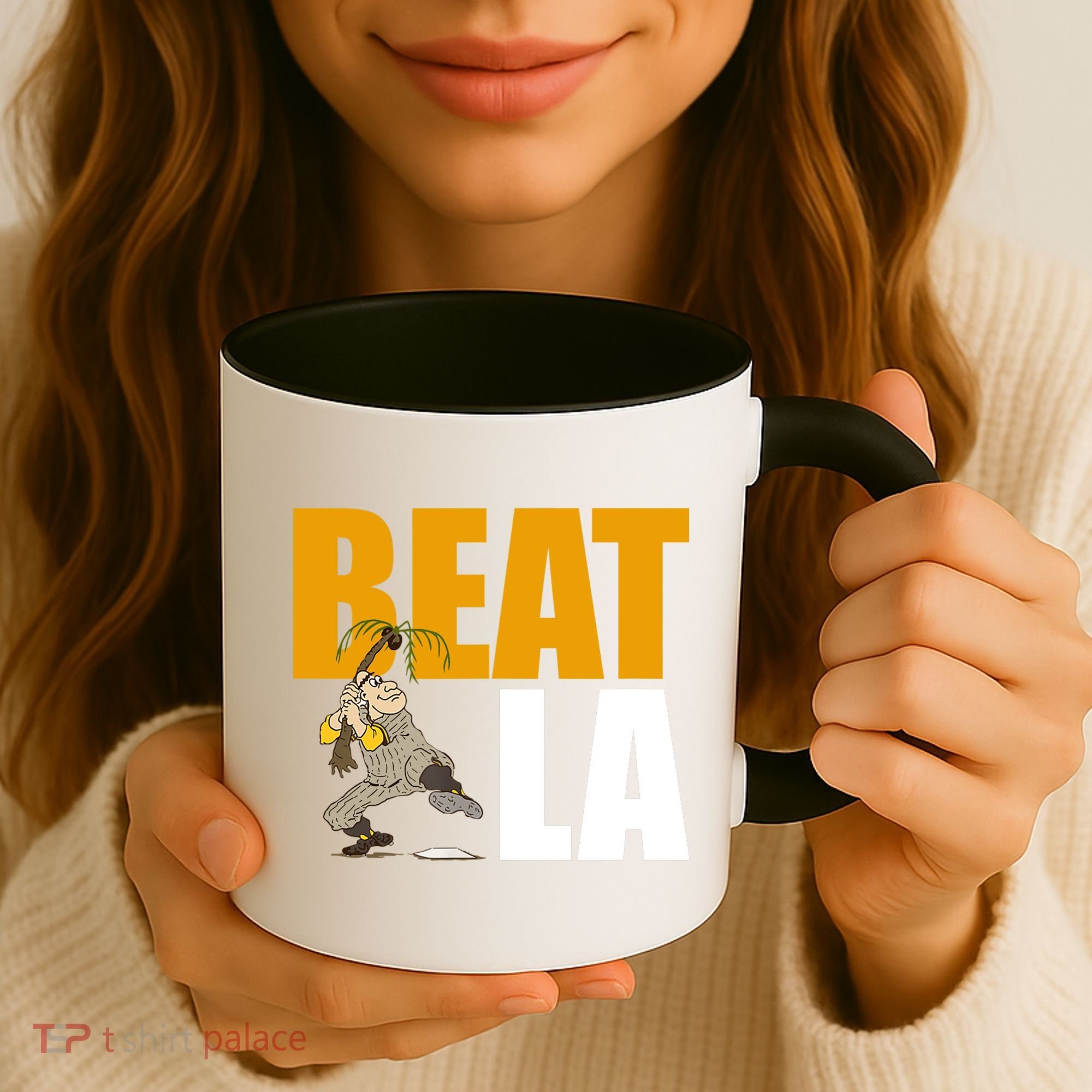 Beat LA San Diego Baseball Coffee Mug
