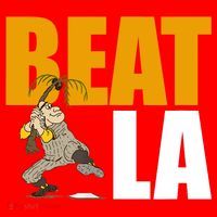 Beat LA San Diego Baseball Santa Hat thumb 1