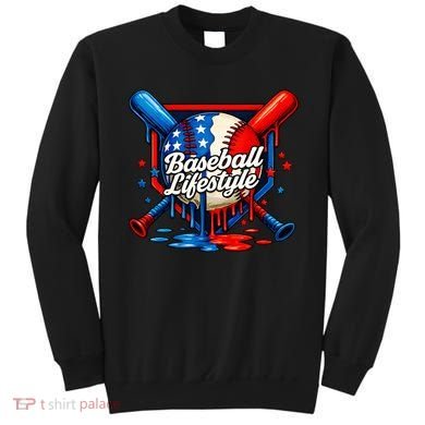 Baseball Life Style Drip Sweatshirt