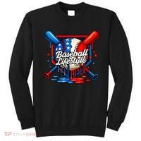 Baseball Life Style Drip Sweatshirt thumb 0