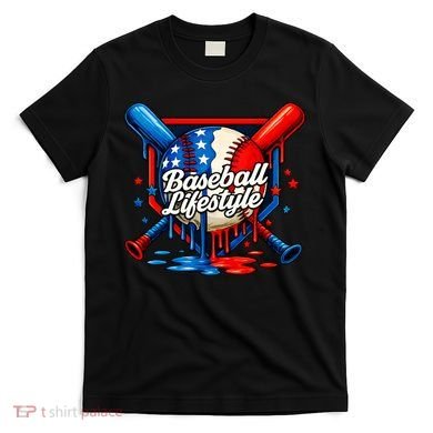 Baseball Life Style Drip T-Shirt