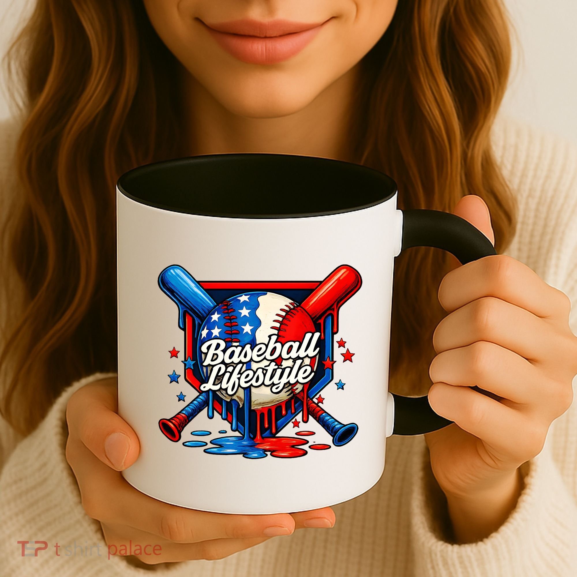 Baseball Life Style Drip Coffee Mug