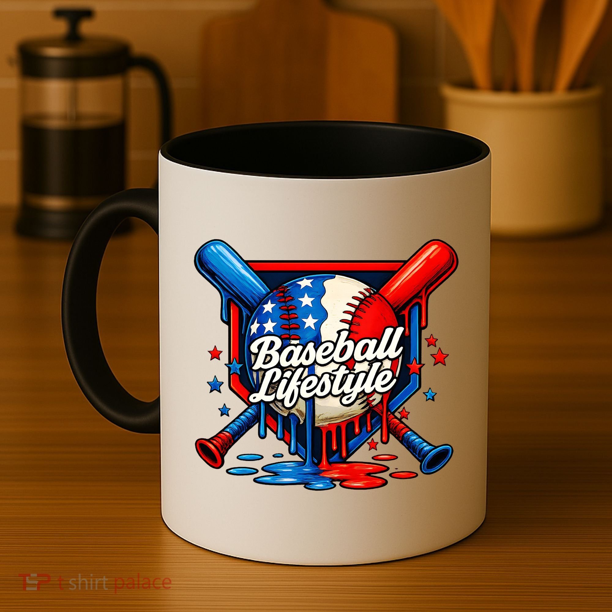 Baseball Life Style Drip Coffee Mug