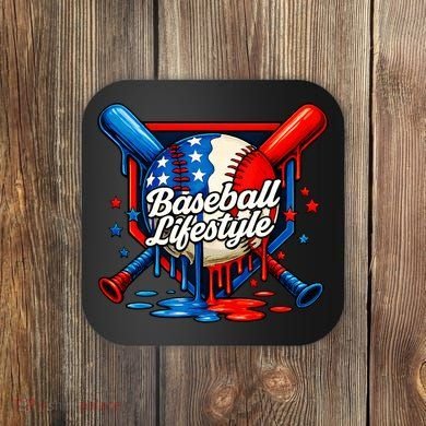 Baseball Life Style Drip Coaster