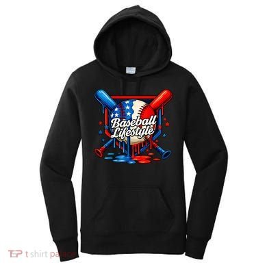 Baseball Life Style Drip Women's Hoodie