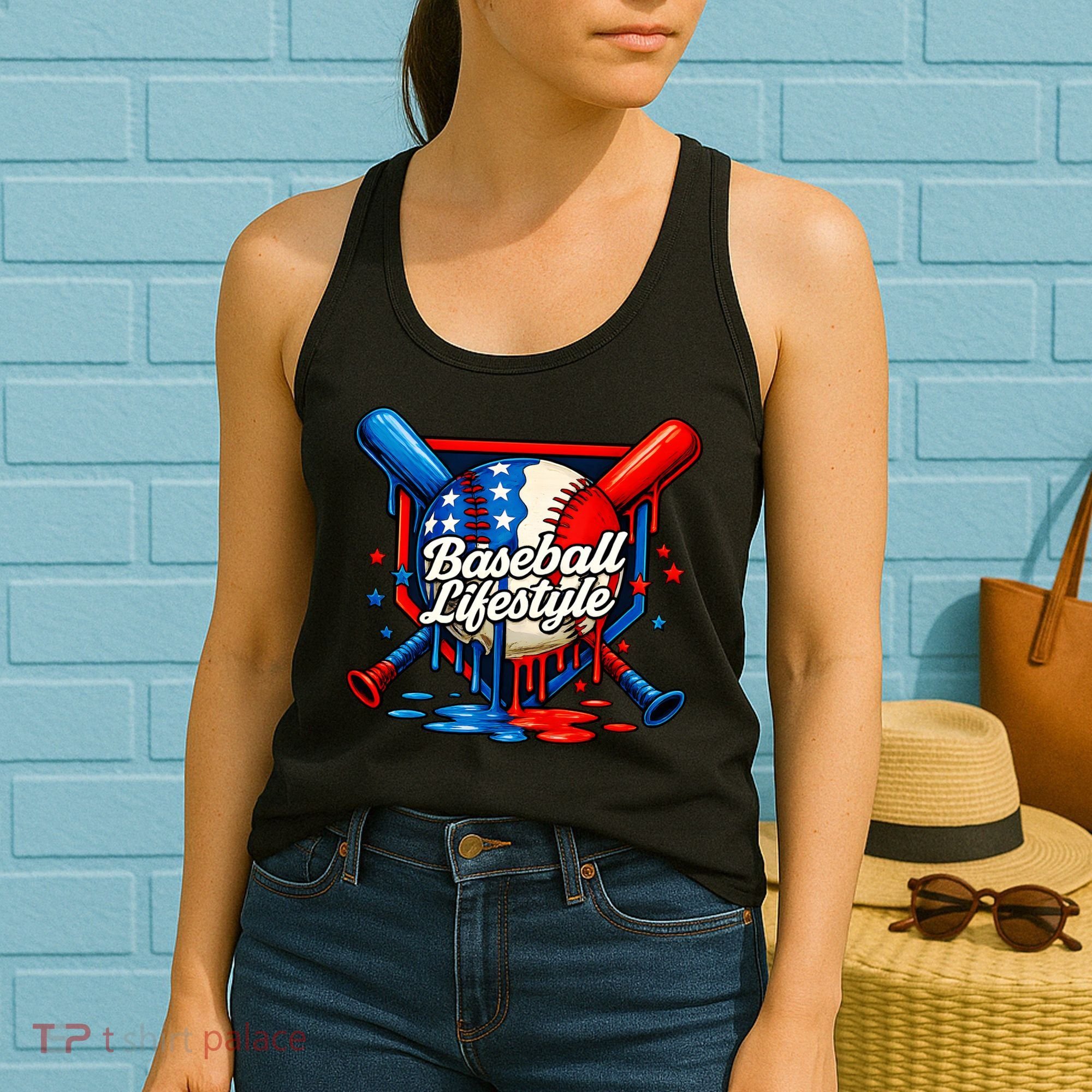 Baseball Life Style Drip Women's Tank Top
