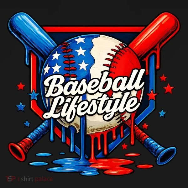 Baseball Life Style Drip Toddler Hoodie