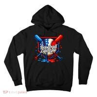 Baseball Life Style Drip Tall Hoodie thumb 0
