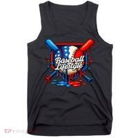 Baseball Life Style Drip Tank Top thumb 0