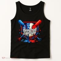 Baseball Life Style Drip Tank Top thumb 2