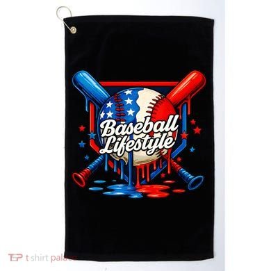 Baseball Life Style Drip Golf Towel