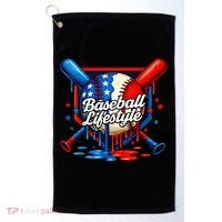 Baseball Life Style Drip Golf Towel thumb 0