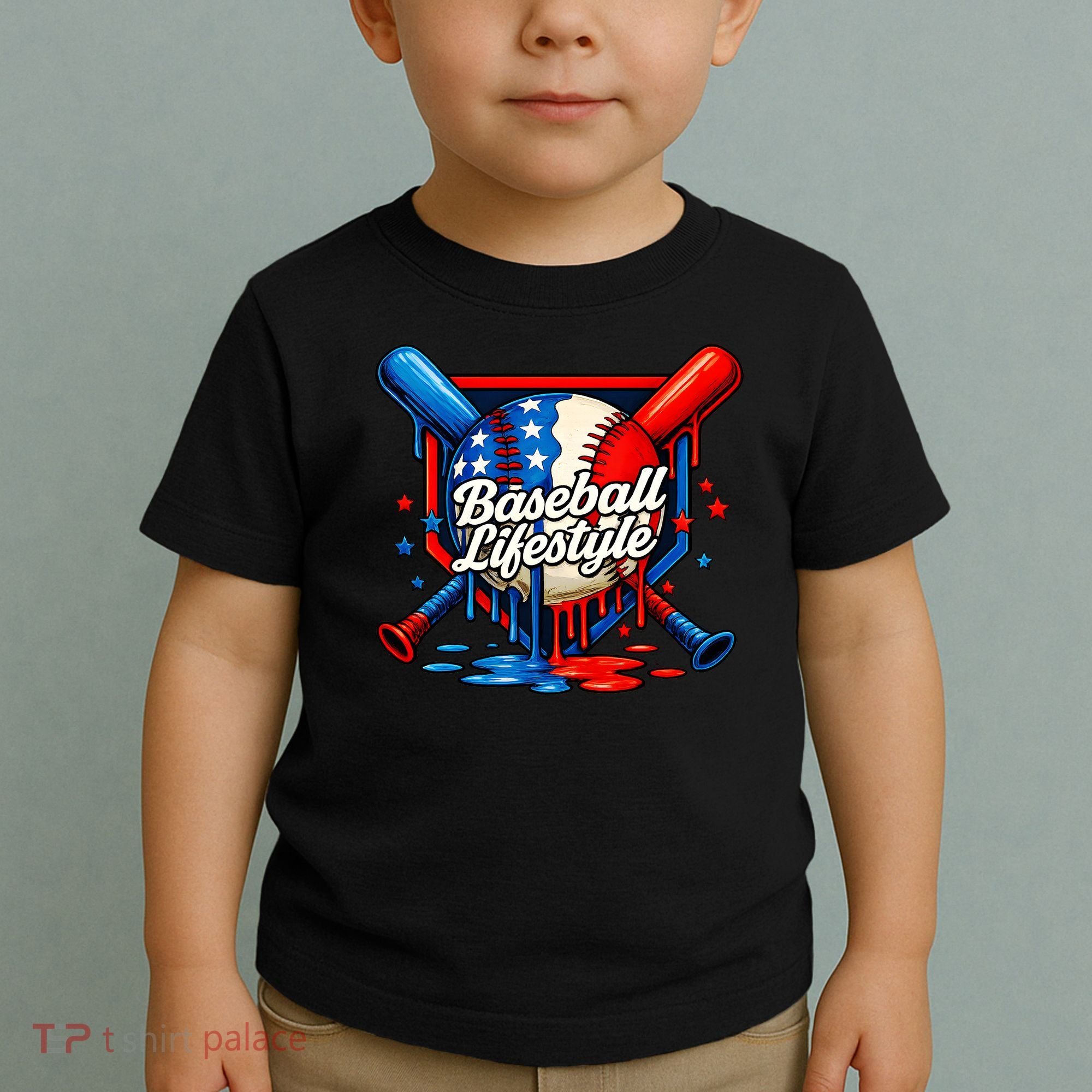 Baseball Life Style Drip Toddler T-Shirt