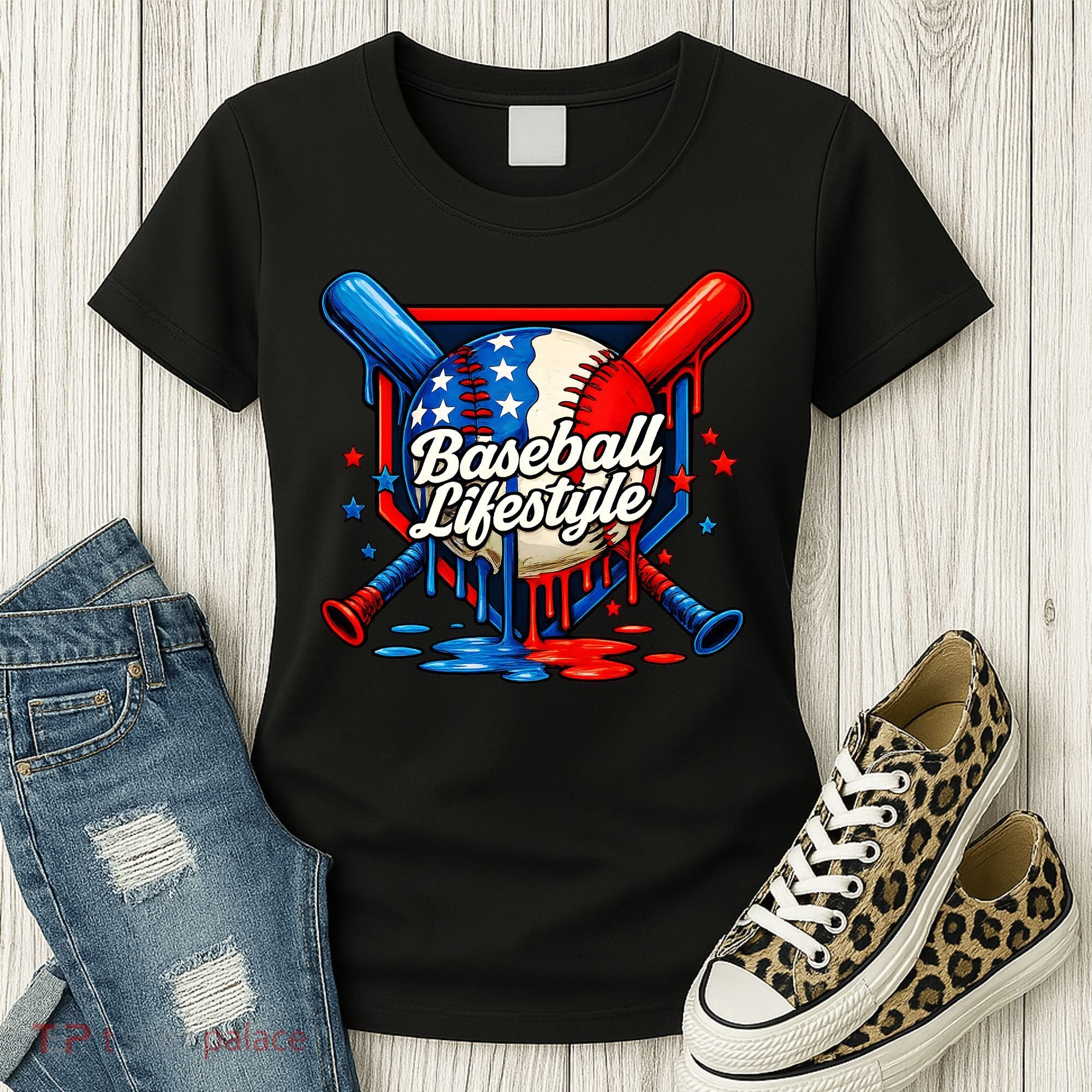 Baseball Life Style Drip Women's T-Shirt