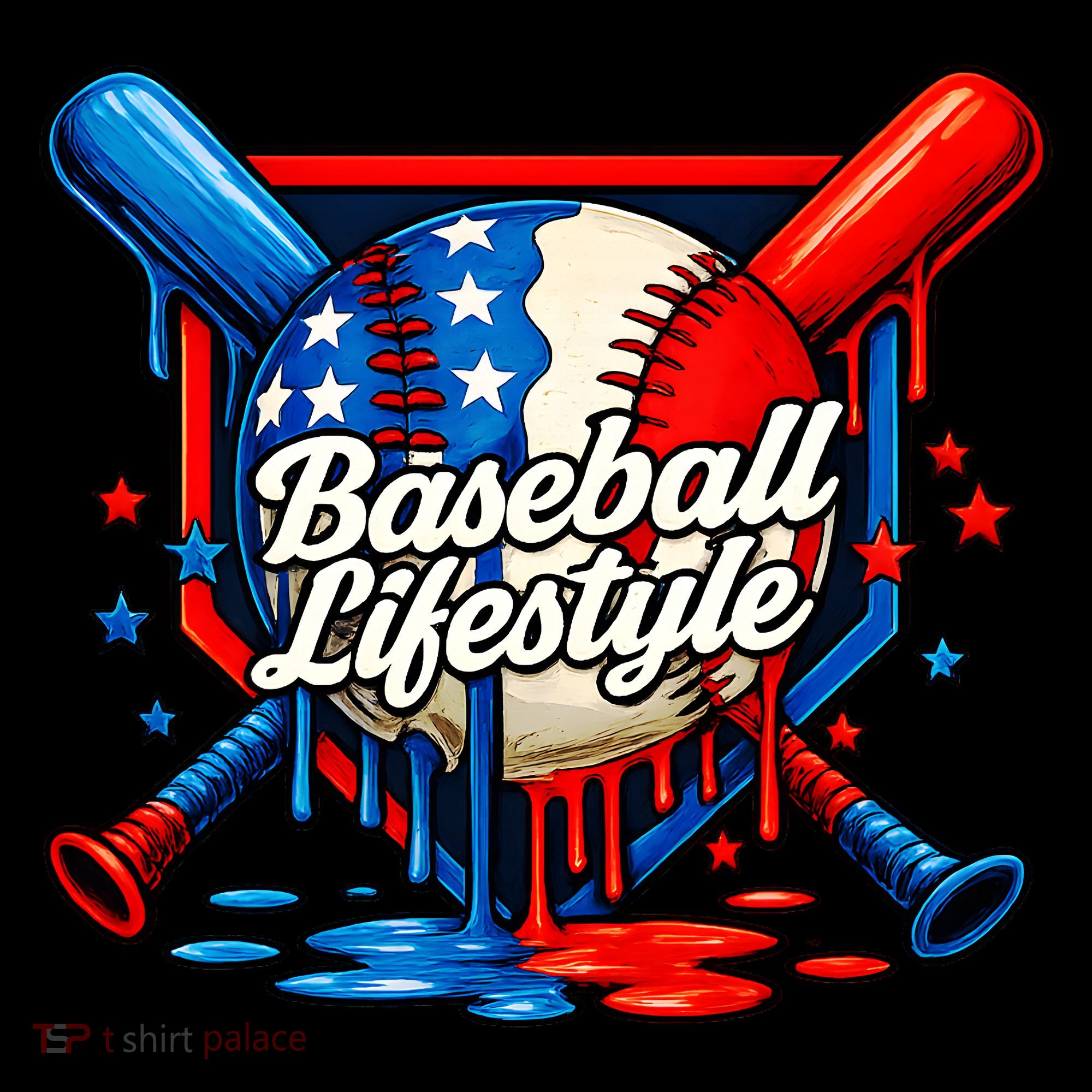 Baseball Life Style Drip Women's T-Shirt