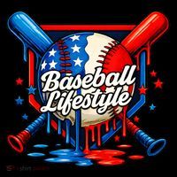 Baseball Life Style Drip Kids Sweatshirt thumb 2